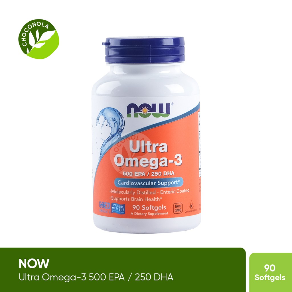 Jual NOW Ultra Omega-3, 500 EPA/250 DHA 90 SoftGels | Shopee Indonesia
