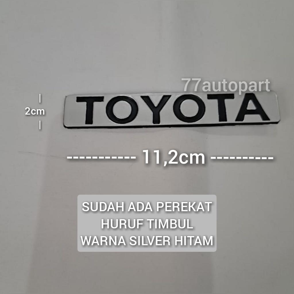 Jual Emblem Logo Toyota Untuk Corolla Twincam Se Limited Tulisan Toyota