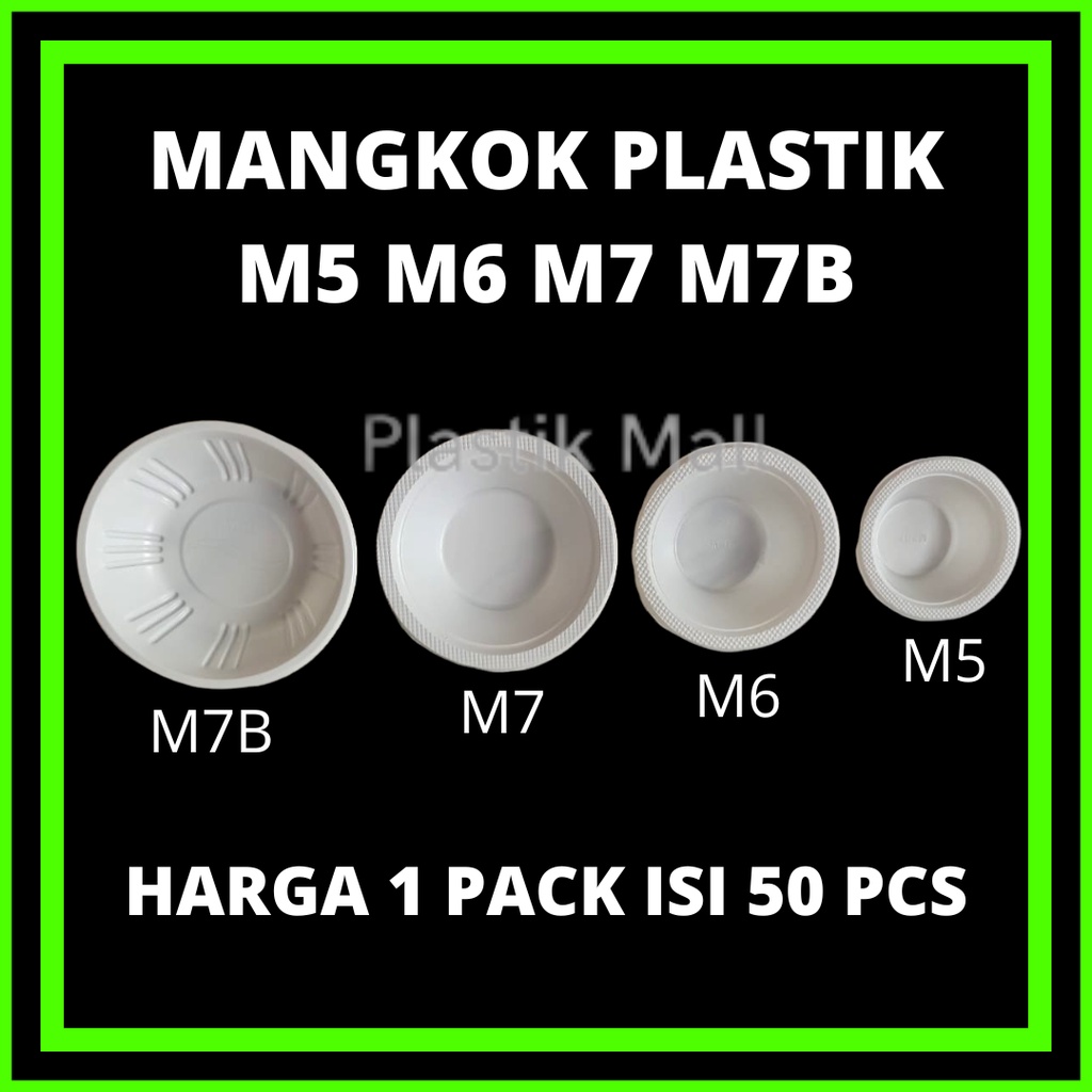 Jual Isi50pcs Mangkok Cup Wadah Plastik Putih Susu Bulat Ukuran Kecil