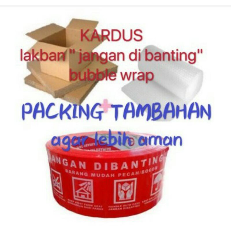 Jual Tambahan packing + bubble wrap / Kardus dus agar paket lebih aman ...