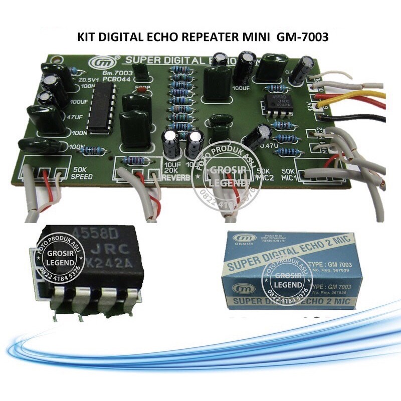 Jual Kit digital echo repeater mini GM 7003 | Shopee Indonesia