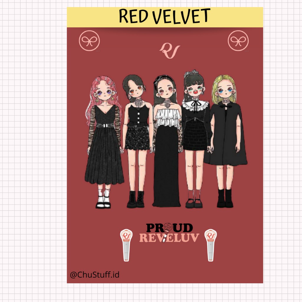 Jual Sticker Red Velvet Edition | Shopee Indonesia