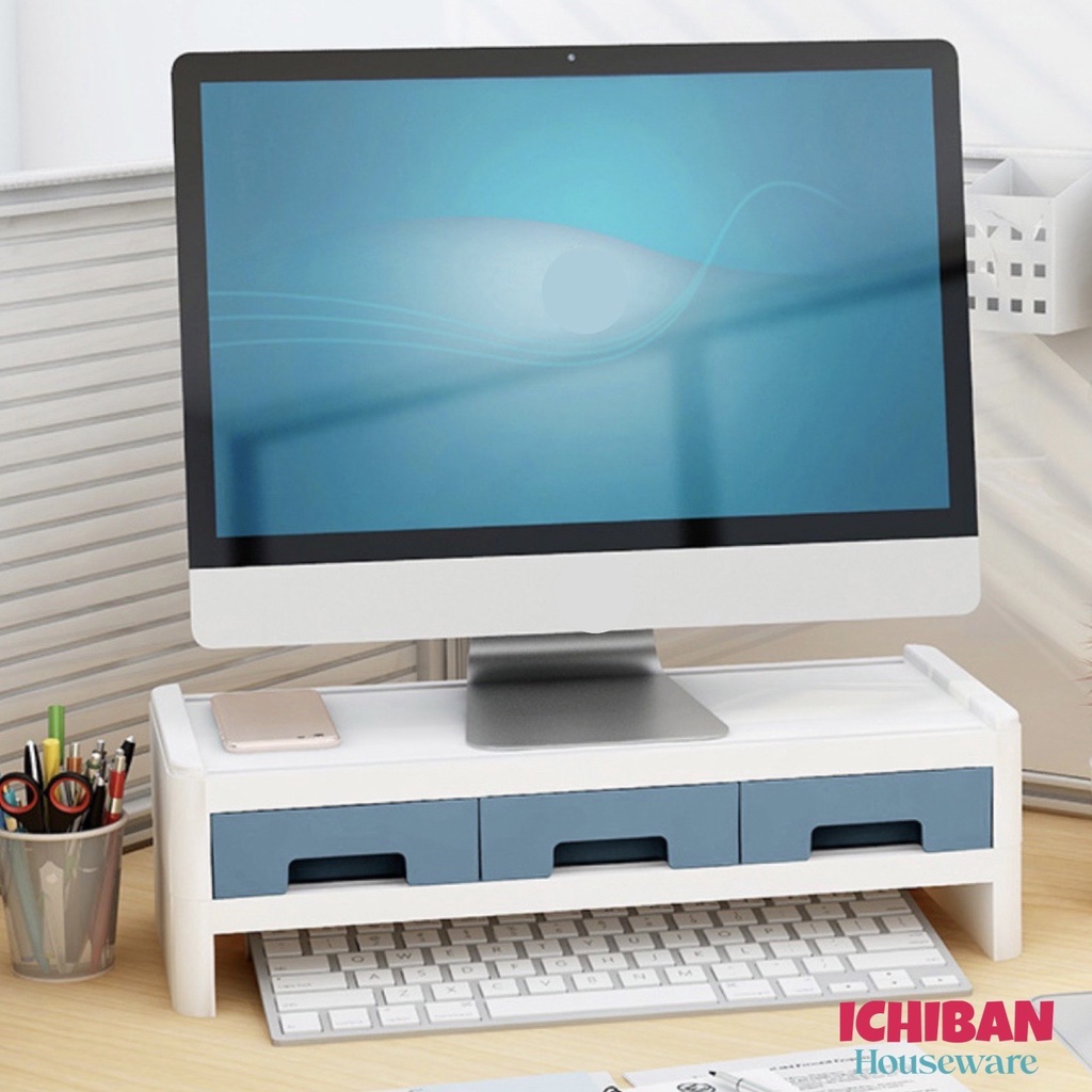 Jual ICHIBAN - Rak Meja Susun 1 Tatakan Notebook Rak Peninggi Monitor ...