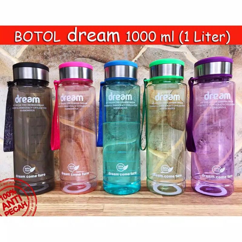 Jual Botol Air Minum My Dream 1 Liter Shopee Indonesia 