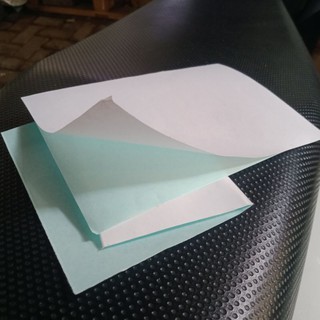 Jual stiker label HVS(DOFF) A6 (10.5 x15)cm relis BIRU 1 pack@ 100 pcs ...