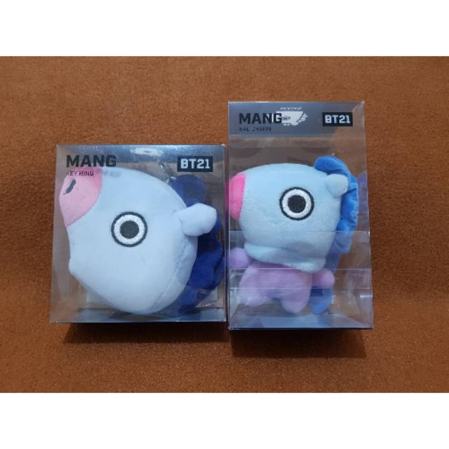 Jual (OFFICIAL) BT21 HEAD KEYCHAIN BAG CHARM MANG | Shopee Indonesia