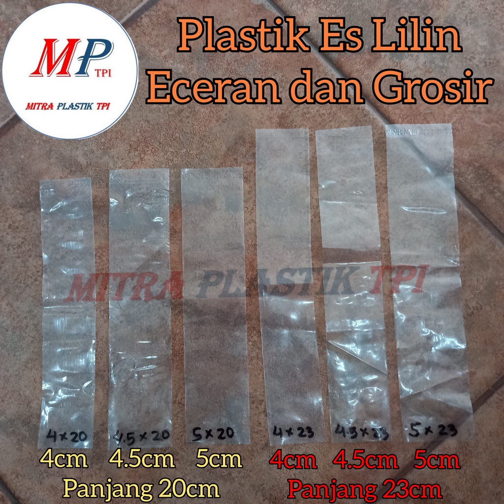 Jual Plastik Es Lilin Plastik Pe Panjang Shopee Indonesia 5662