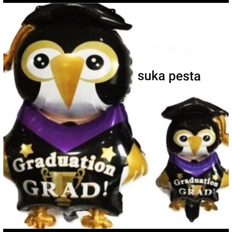 Jual BALON GRADUATION BIRD JUMBO / BALON BURUNG WISUDA / BALON ...