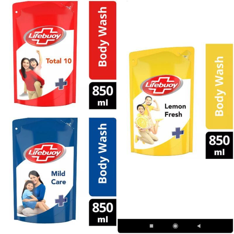 Jual Lifebuoy Refill Sabun Cair Ml Kemasan Baru Shopee Indonesia