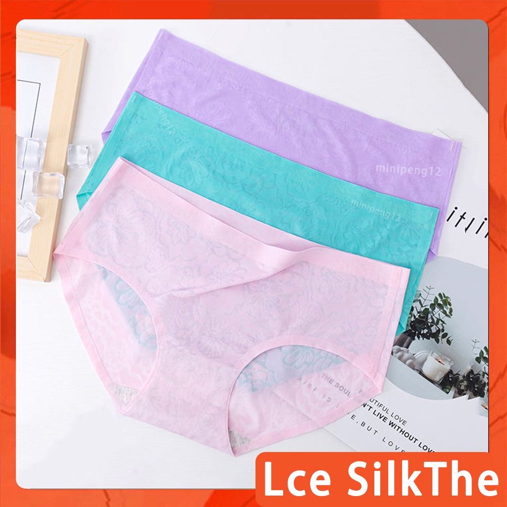 Jual Celana dalam wanita seamless new cd Transparan produk motif bunga