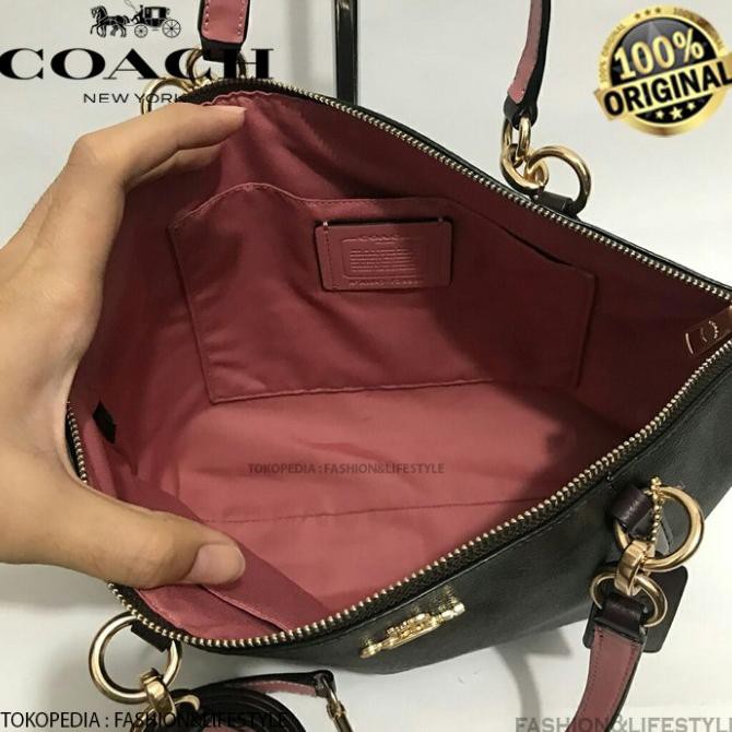 Coach mini hot sale kelsey oxblood