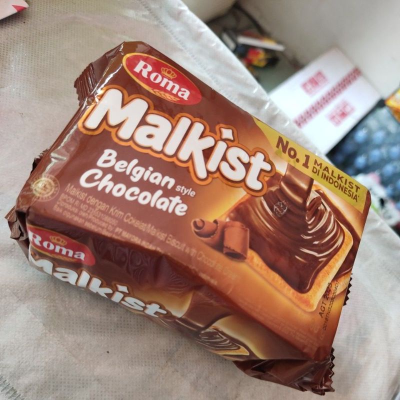 Jual Malkist Roma Belgian Chocolate 90g | Shopee Indonesia