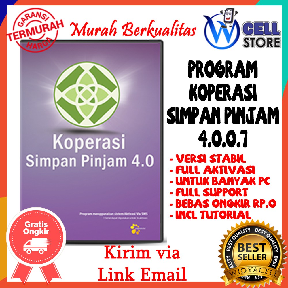 Jual Software Program Aplikasi Koperasi Simpan Pinjam Koperasi 4007 Full Version Shopee 6542