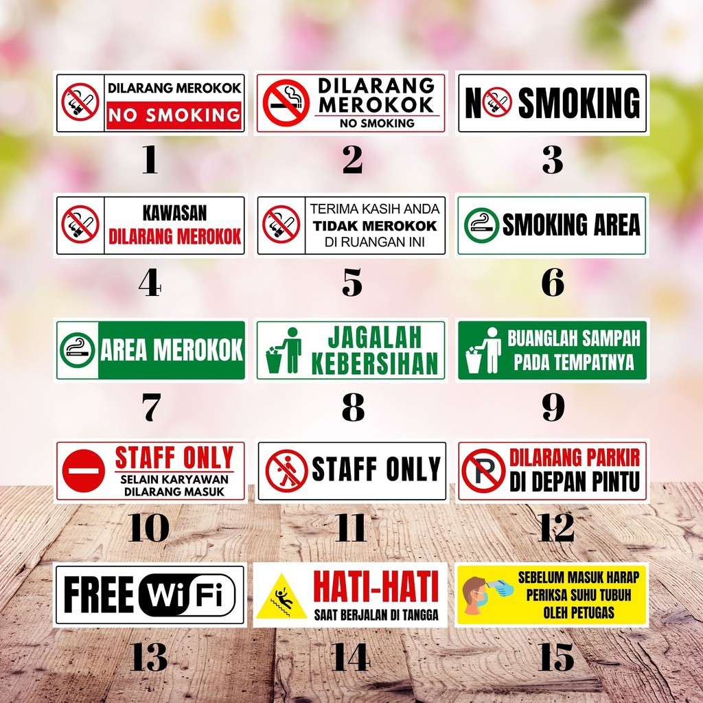Jual Acrylic Sign Board Signage Papan Akrilik | Shopee Indonesia