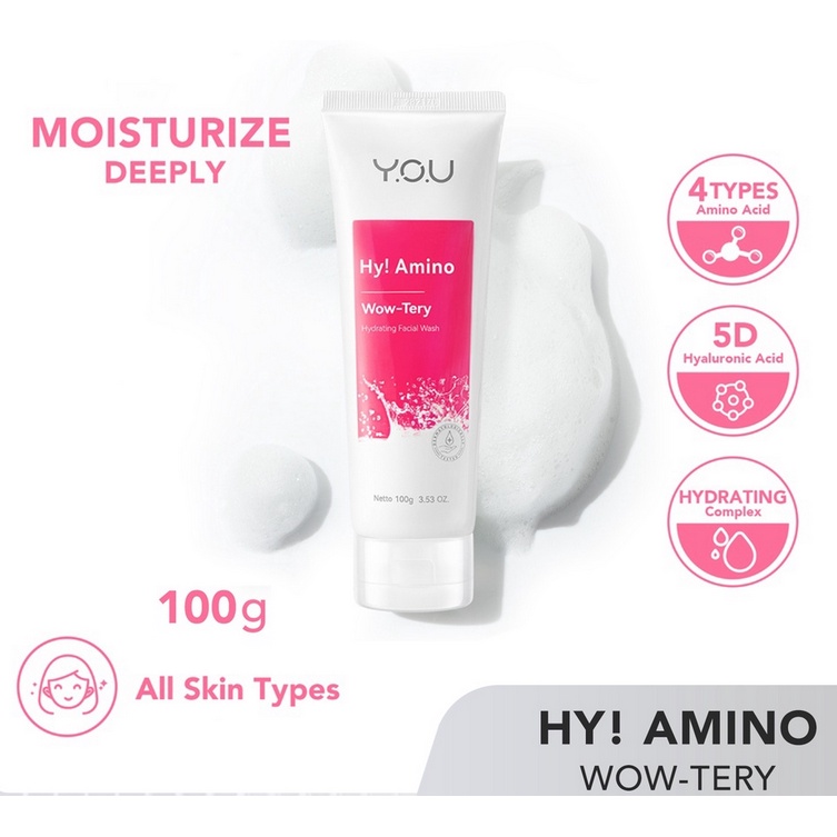 Jual You Hy Amino Facial Wash Shopee Indonesia