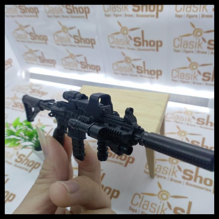 Jual TERBARUU!! miniatur senjata Gun 16 HK416 weapon cocok untuk HOT