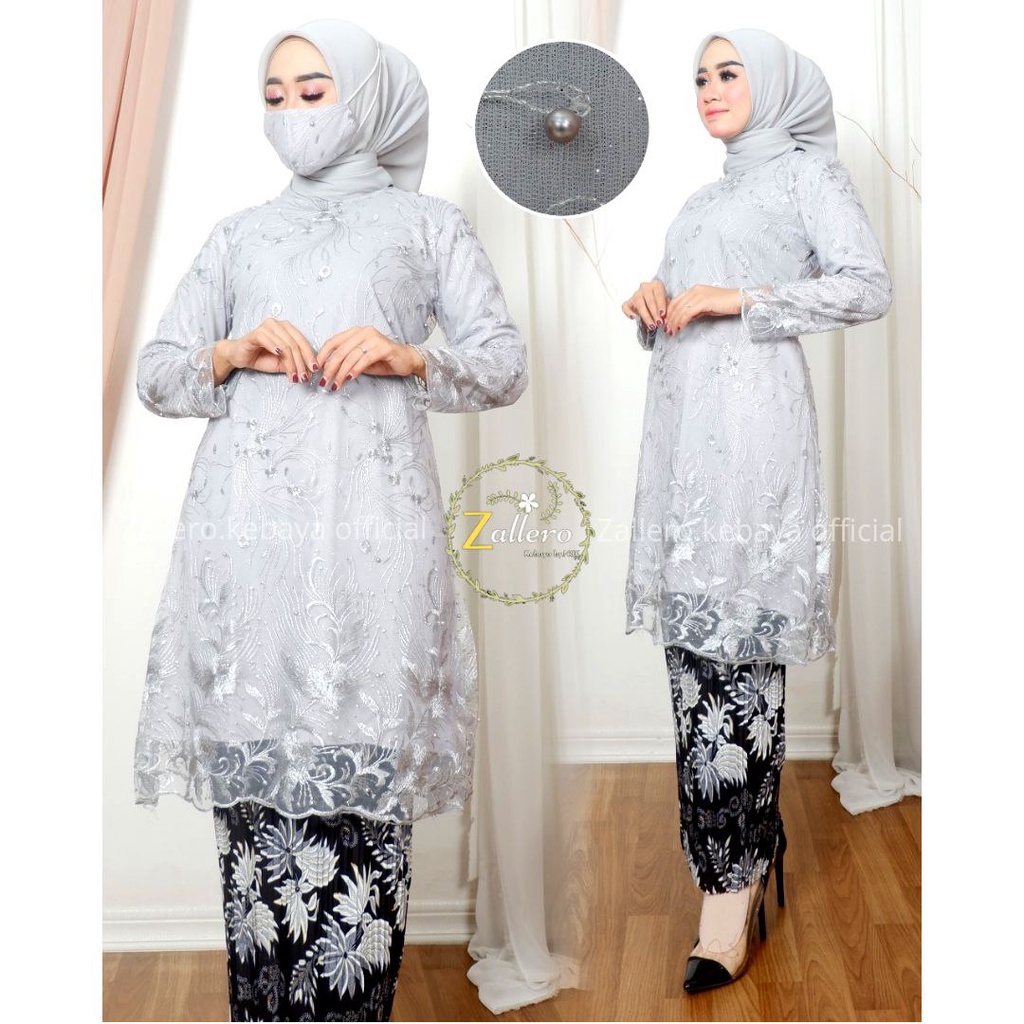 Jual Zl Setelan Tunik Anneta Tille Kebaya Modern Setelan Kebaya