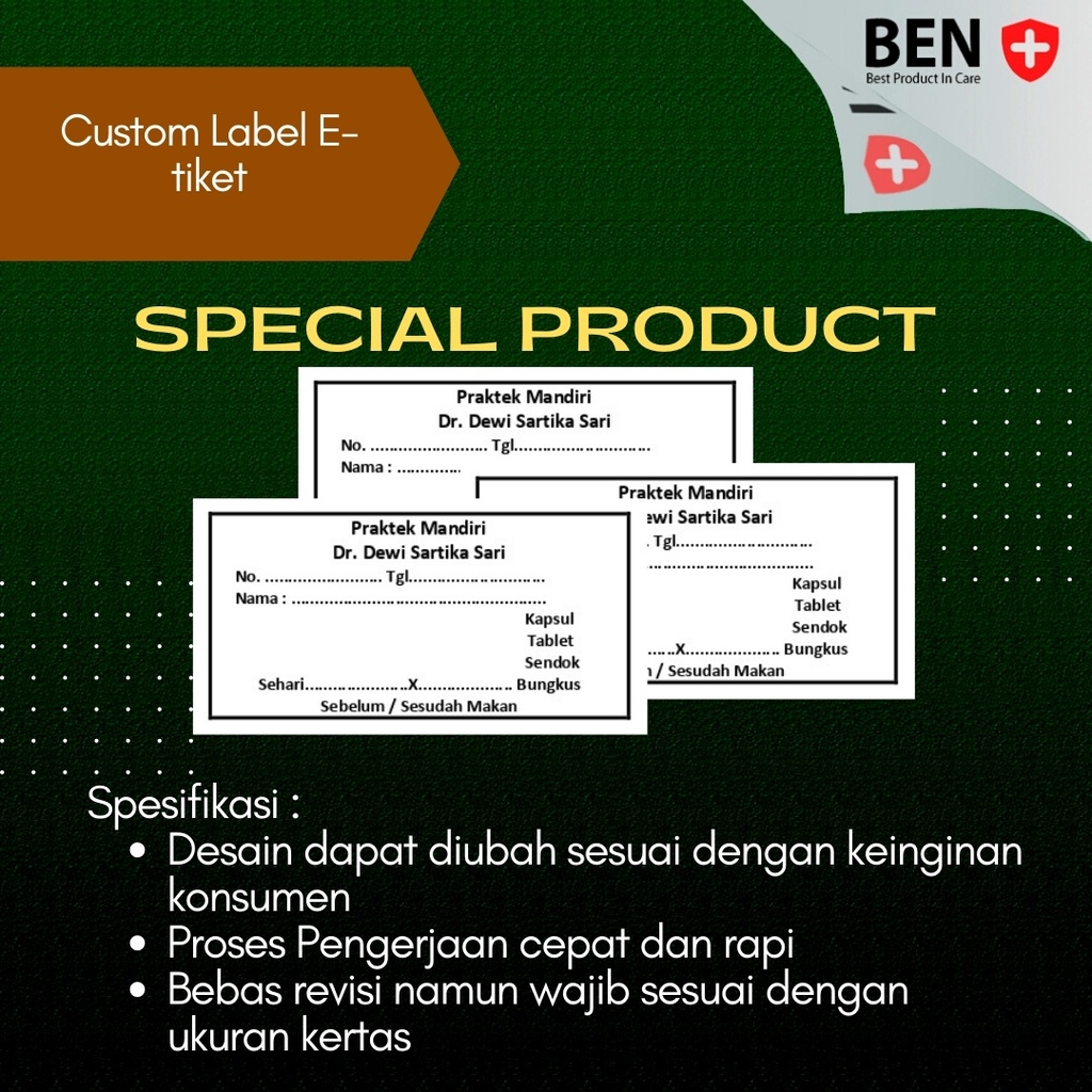 Jual Stiker label obat Custom sendiri | Shopee Indonesia