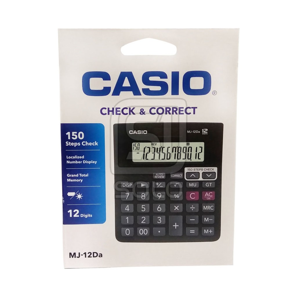 Casio mj 12da calculator new arrivals