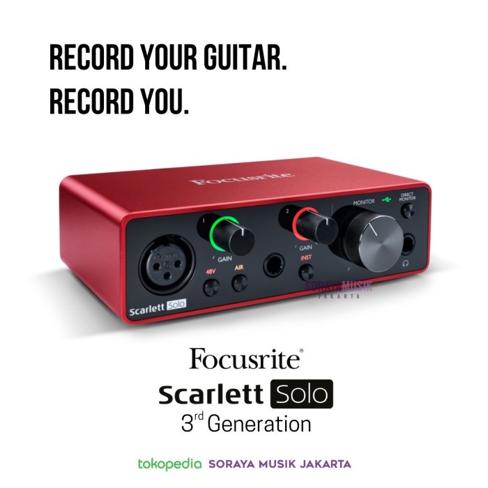 Jual FOCUSRITE SCARLETT SOLO | Shopee Indonesia