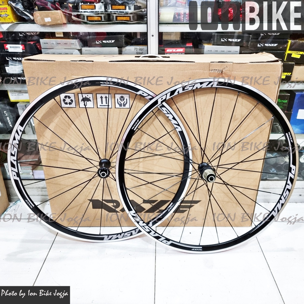 Jual Wheelset Raze Plasma 700c Rim Brake 20 24 Hole Up To 11 Speed ...