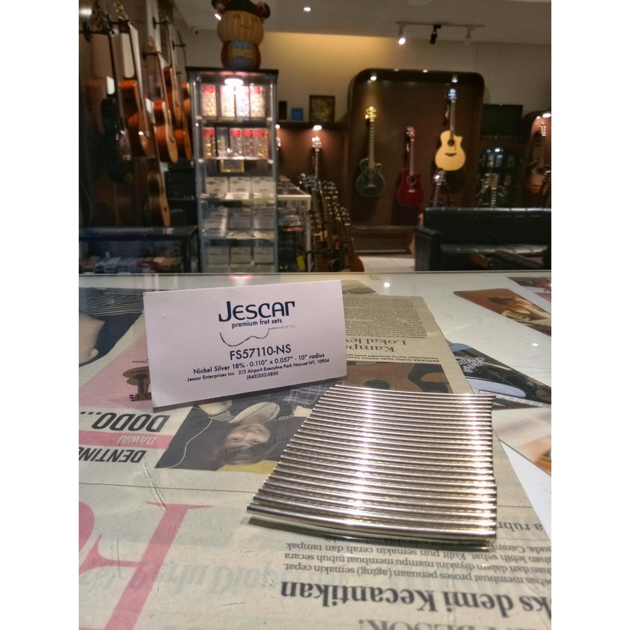 Jual Jescar FS57110NS Nickel Silver Fret Wire Shopee Indonesia