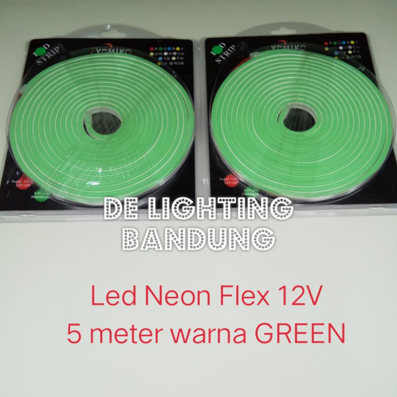 Jual Lampu Neon Flex Led 12v Selang Flexible Sign Stripe 5 Meter