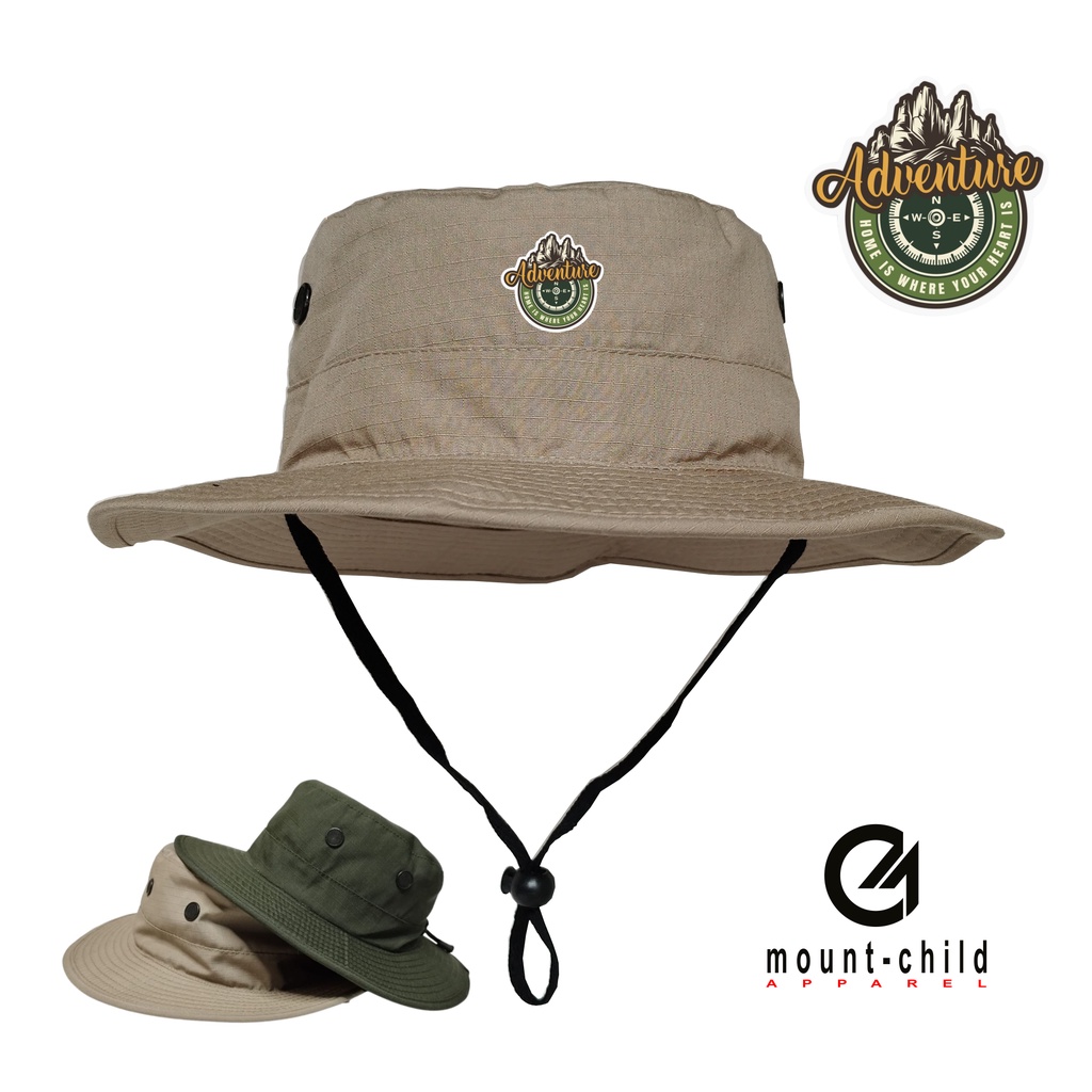 Jual Topi Rimba Premium Topi Gunung camping adventure Rimba Hat Pria ...
