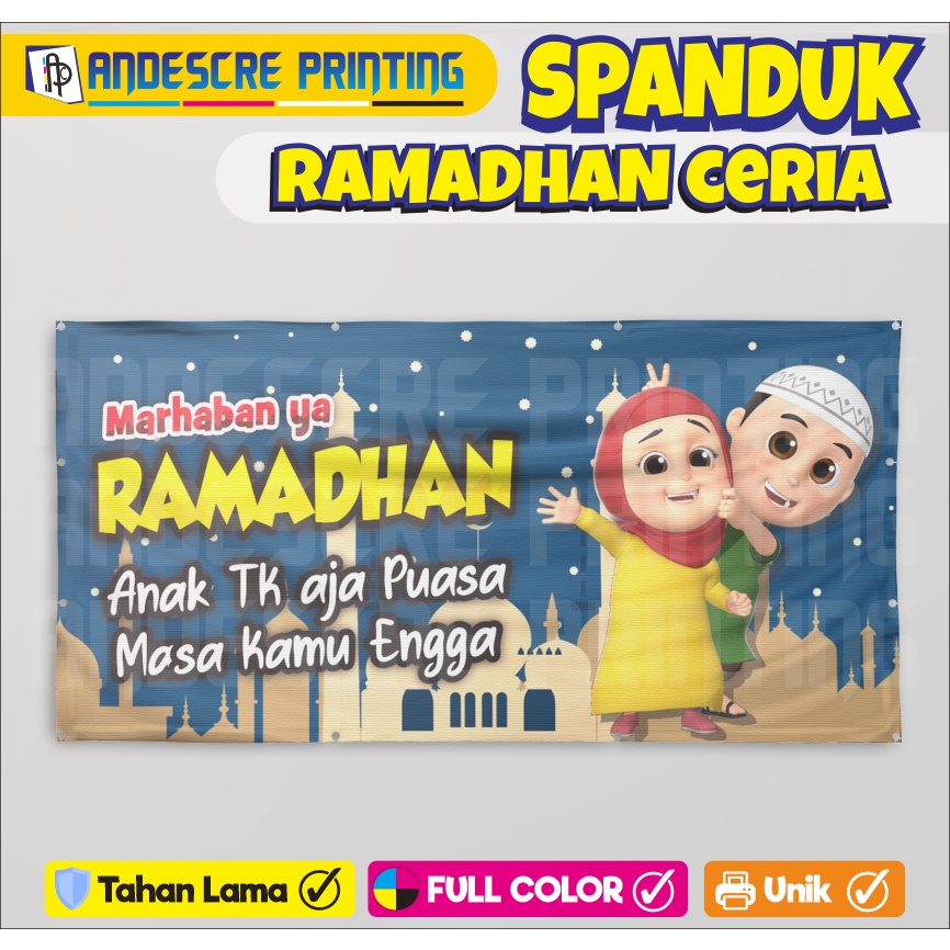 Jual Spanduk Sambut Bulan Suci Ramadhan Untuk Dirumah - Desain Unik ...