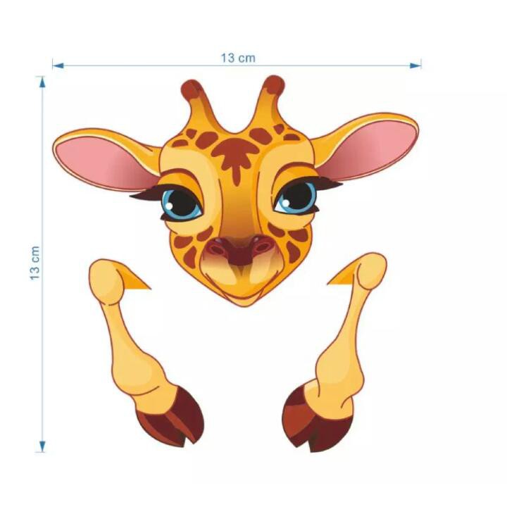 Jual Sticker switch saklar binatang lucu - stiker dinding hewan animal ...