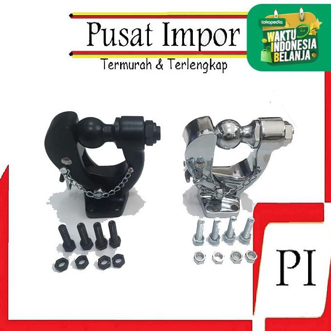 Jual Towing Bopel Scorpion Pintle Hook Towing Ball Hitam Shopee