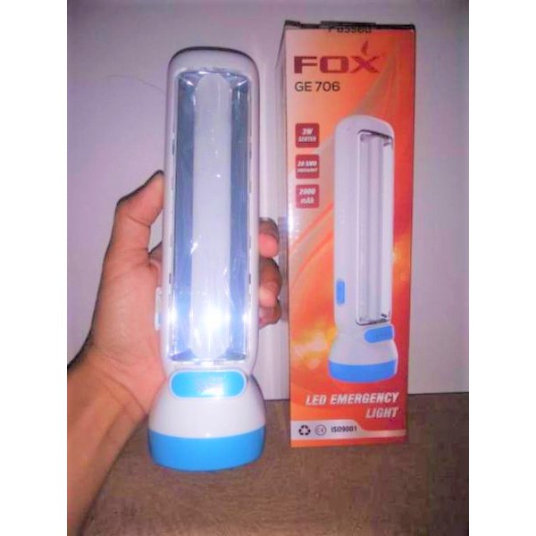 Jual Senter fox GF 705 / 706 Emergency Super Terang led emergency ...