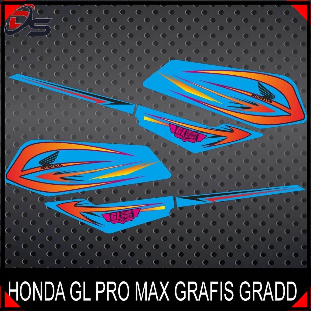 Jual stiker striping HONDA GL PRO MAX GRAFIS GRANDO | Shopee Indonesia