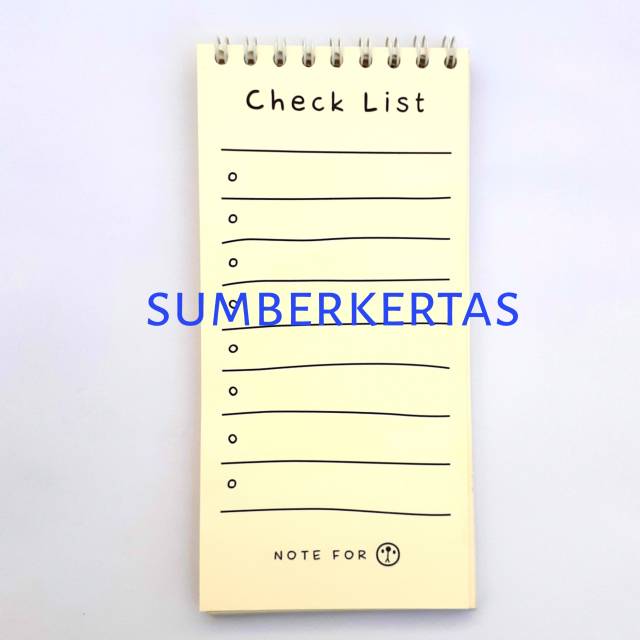 Jual CHECK LIST/NOTEBOOK CHECK LIST/NOTES/JOURNAL LIST/MURAH CATATAN ...