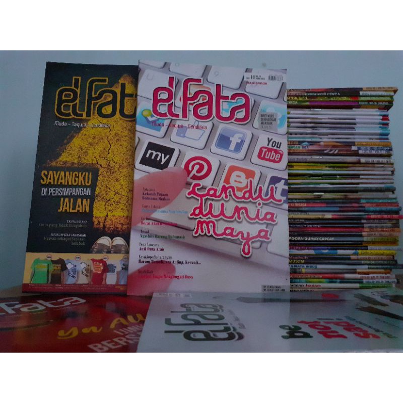 Jual paket 20 majalah elfata edisi lama judul berbeda beda | Shopee ...
