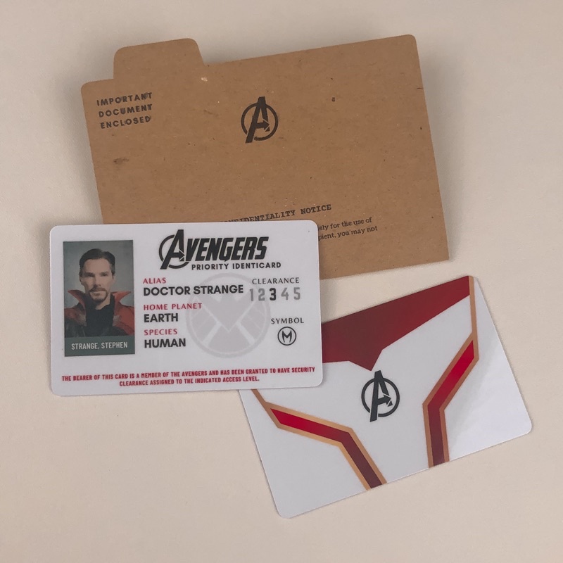 Jual Marvel ID Cards - Avengers by Chouettecraft | Shopee Indonesia