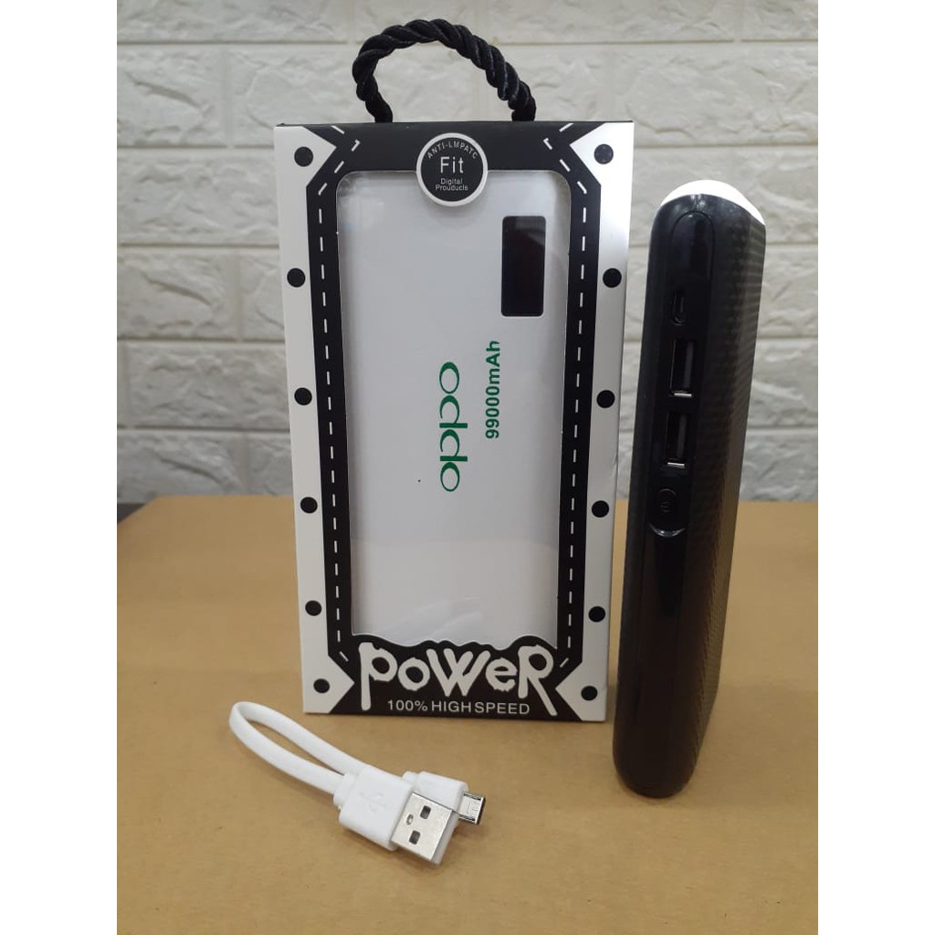 Jual Power Bank LED Samsung Xiaomi Vivo Oppo Realme 99000 mAh