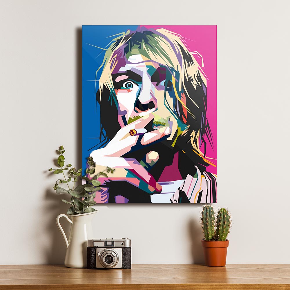 Jual Poster Kurt Cobain Nirvana Pajangan Dekorasi Dinding | Shopee ...