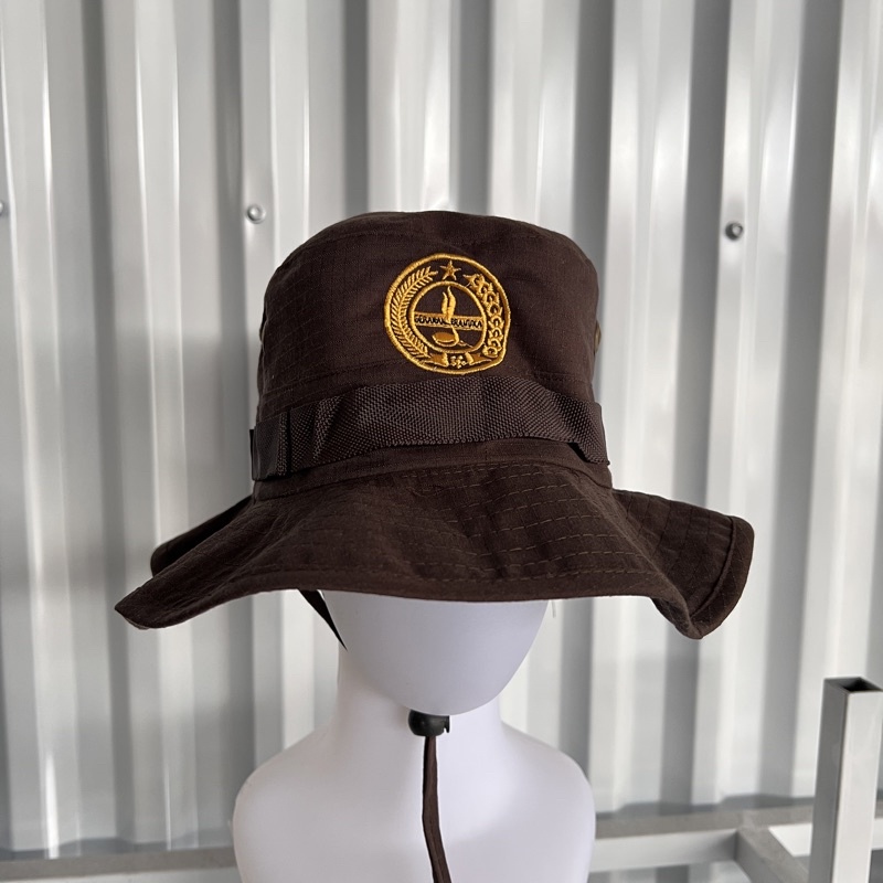 Jual Topi Rimba Coklat Logo Cikal Pramuka | Shopee Indonesia