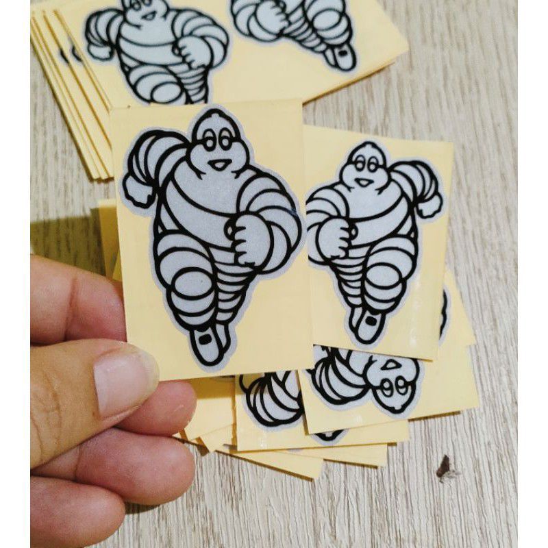 Jual STICKER MICHELLIN CUTTING STICKER MOTOR STICKER MOBIL ( COD/BAYAR ...