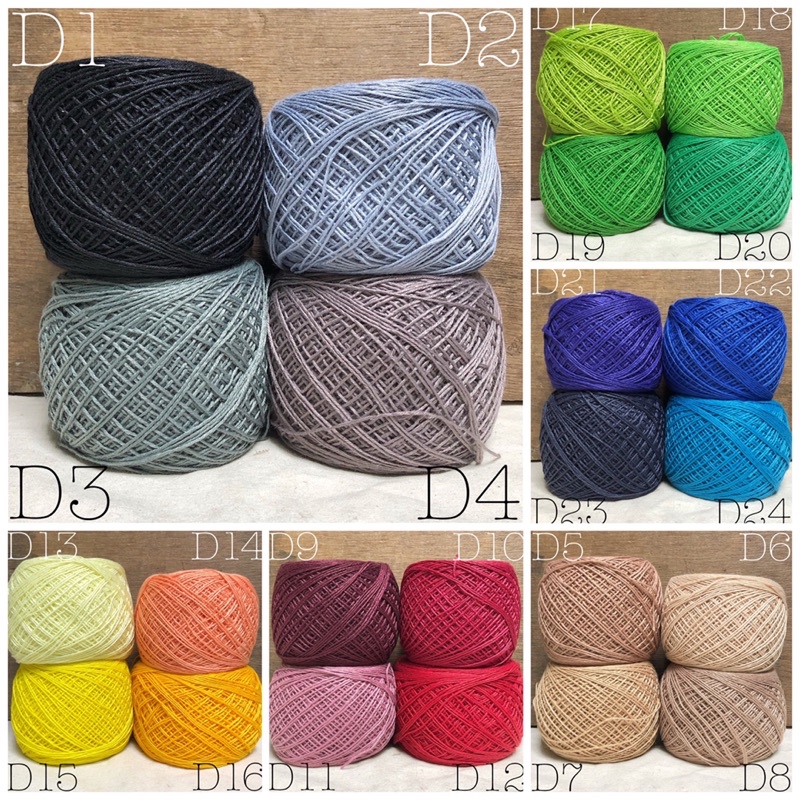 Jual Benang Rajut Soft Cotton Doily United Doily Lace Yarn Shopee