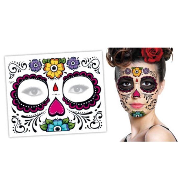 wajah halloween jahitan