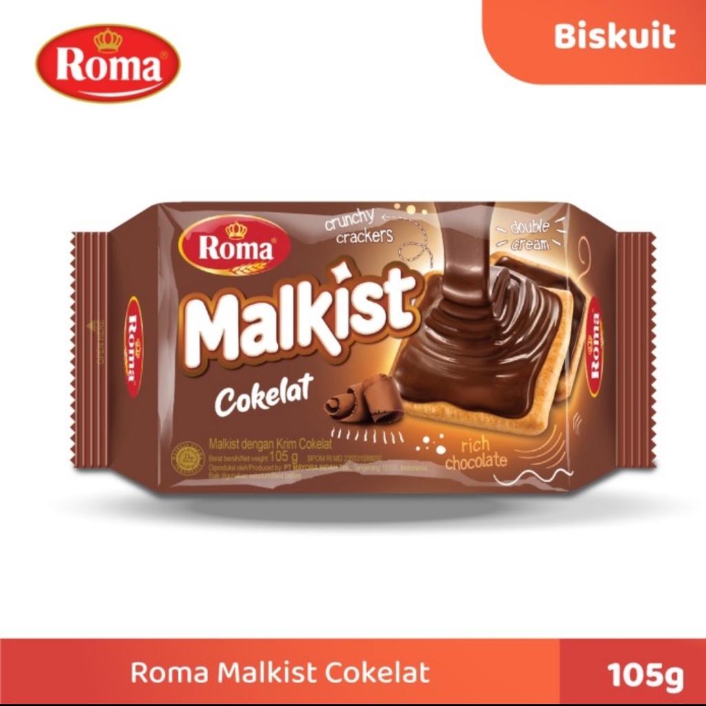 Jual Roma Malkist Cokelat @105 Gr | Shopee Indonesia