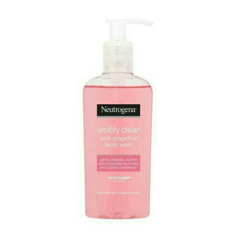 Jual Neutrogena Visibly Clear Pink Grapefruit Facial Wash 200ml
