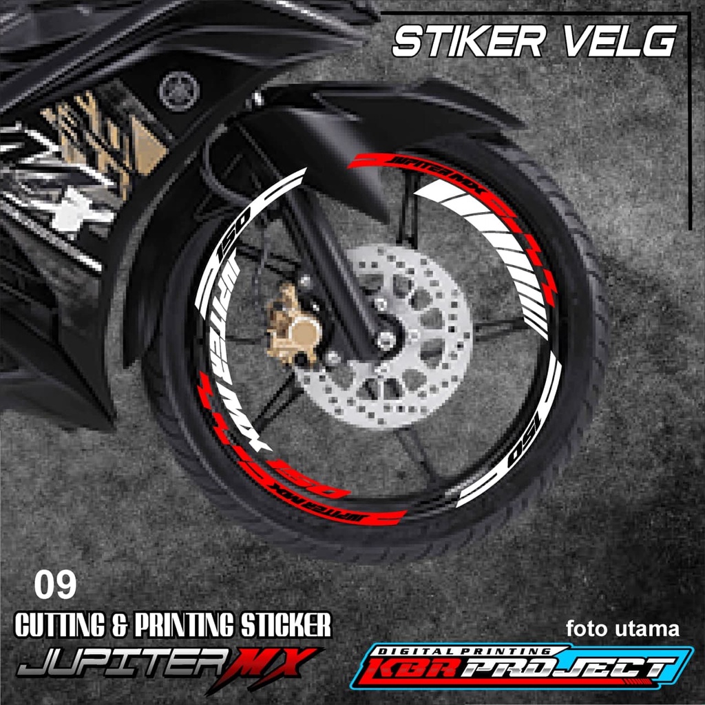 Jual Stiker Velg JUPITER MX - Stikter Velg Variasi List Yamaha JUPITER