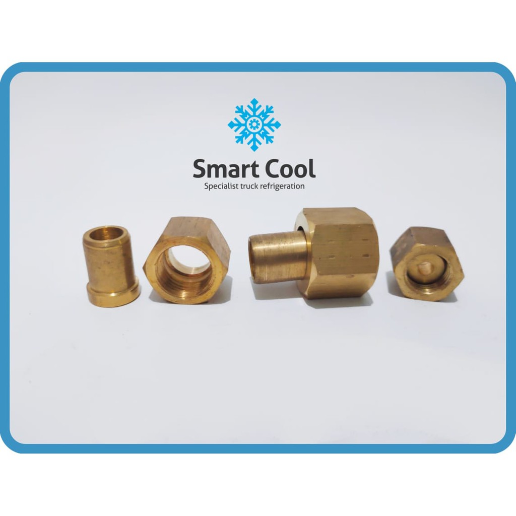 Jual Nut Kuningan Press Oring THERMOKING Brass Nut Fitting Oring ...