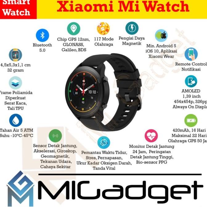 Xiaomi Mi Watch Smartwatch Jam Tangan Xiaomi Watch