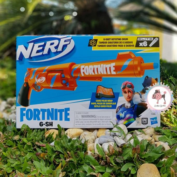 Jual Nerf Fortnite 6SH Dart Blaster Shopee Indonesia