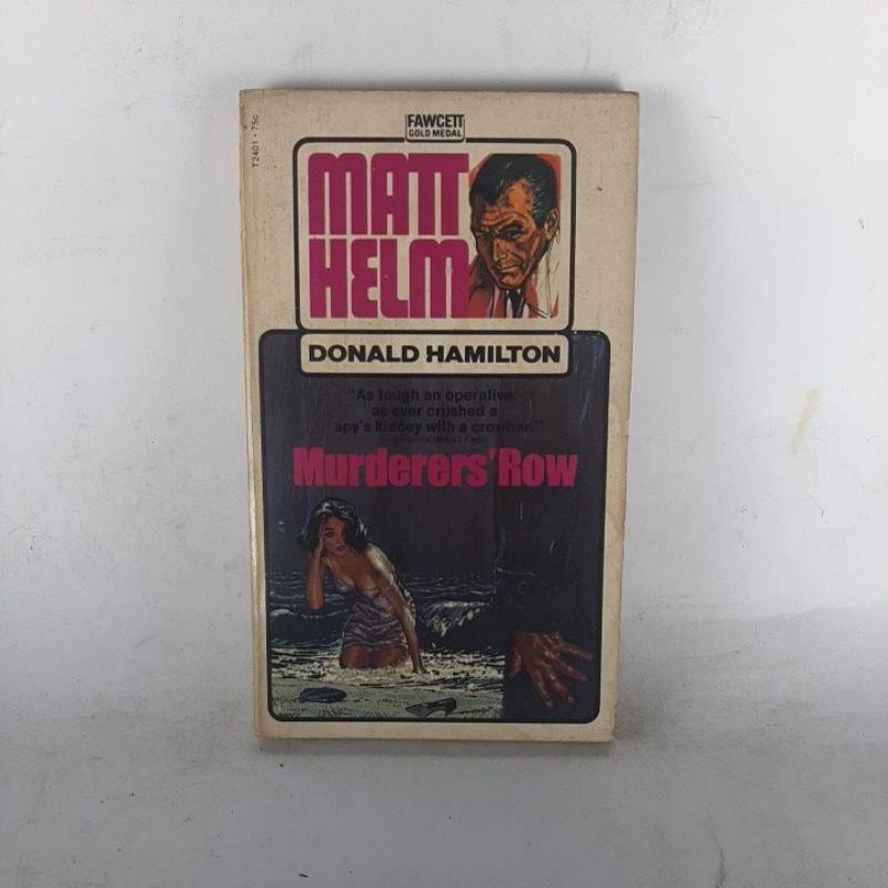 Jual Donald Hamilton: Murders' Row Mat Helm (Buku Import) | Shopee ...