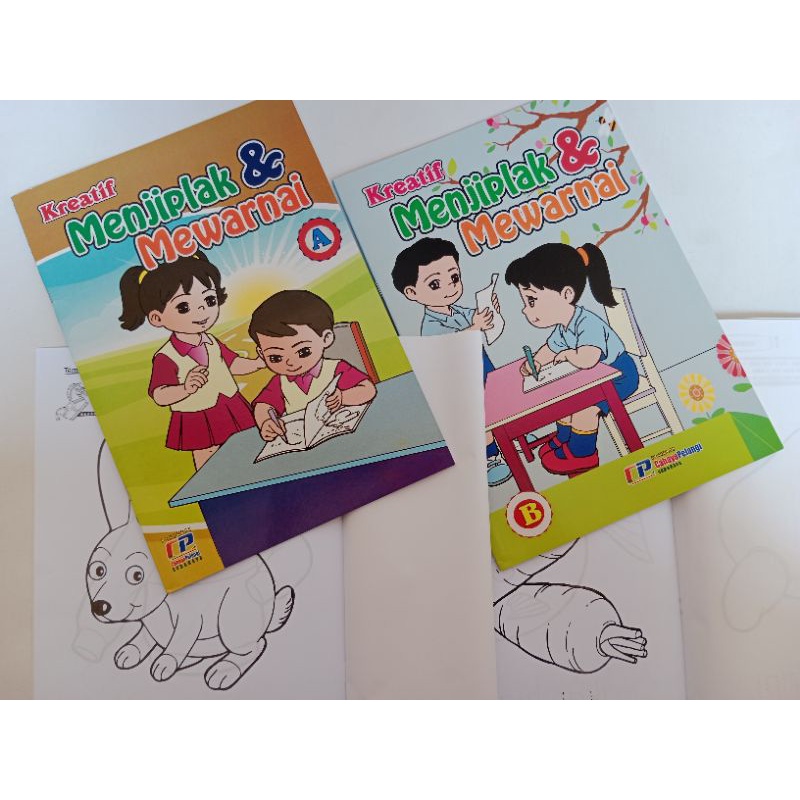 Jual Buku Mewarnai Anak Dan Menjiplak Ukuran Besar | Shopee Indonesia